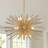 29" Mid-Century Modern 12-Light Statement Sputnik Chandelier
