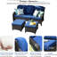 Canapé de patio avec coussins 72,83 po Harbin-1843471130