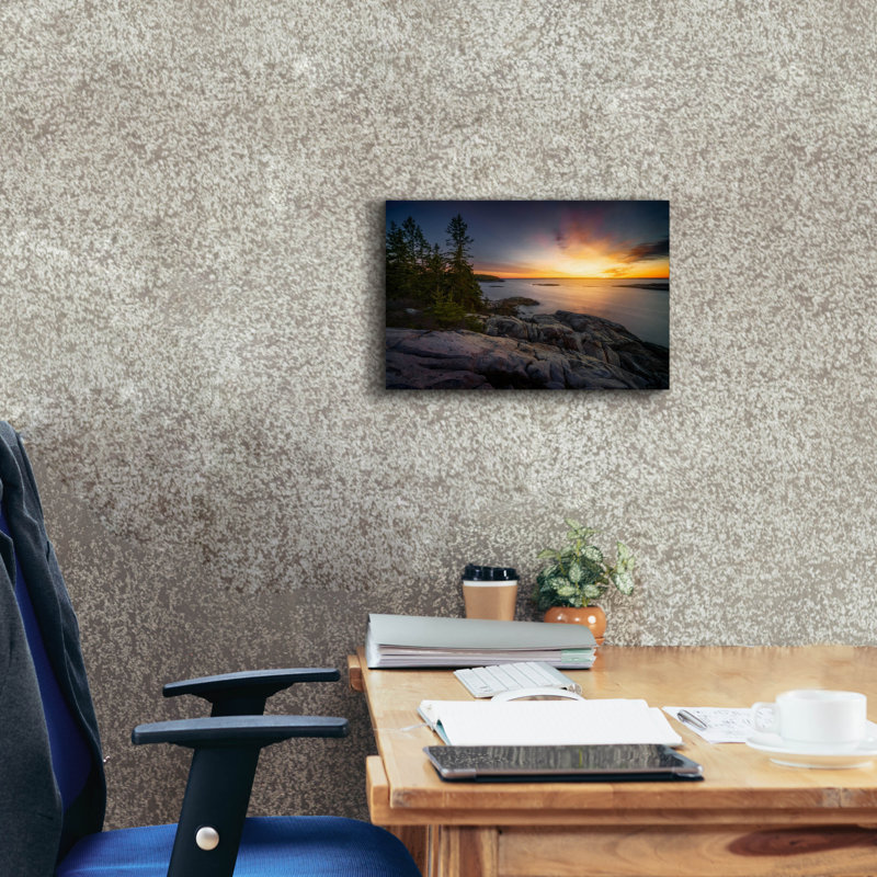 «Sheepscot Dawn» par Rick Berk, art mural sur toile