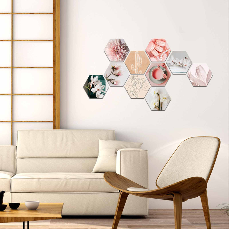 Ensemble de 10 décorations murales