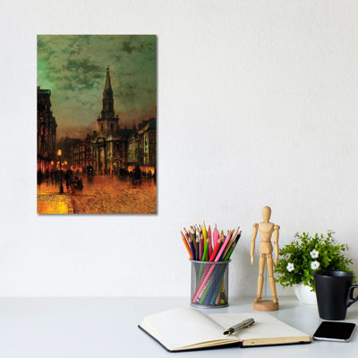 Blackman Street, 1885 by John Atkinson Grimshaw - Wrapped Canvas Painting