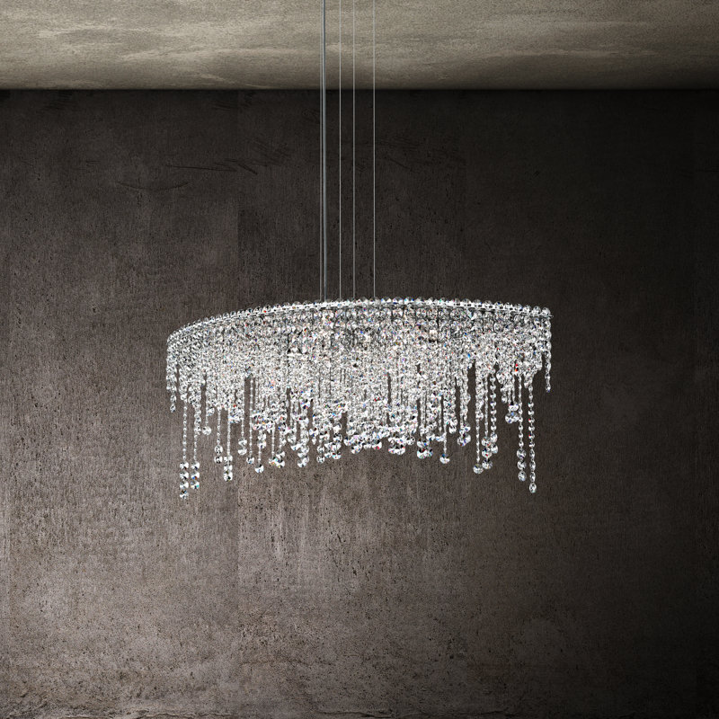 Chantant 8 - Light Chandelier, Heritage Handcut