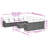  Garden Sofa Set Beige, Light Grey