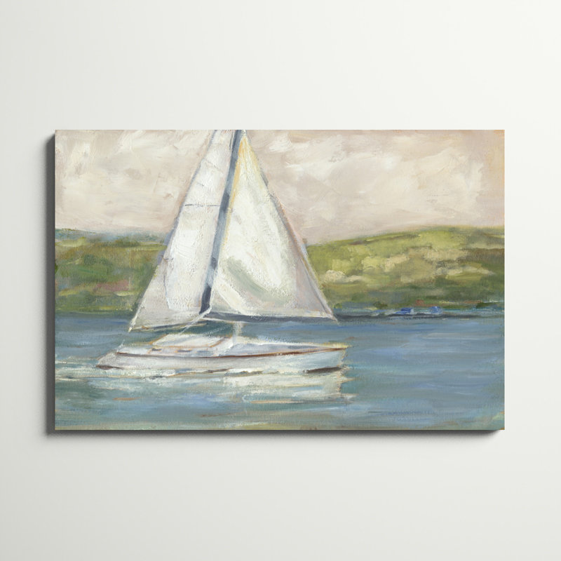 «Off the Coast I», peinture sur toile, H 32 po x l 48 po