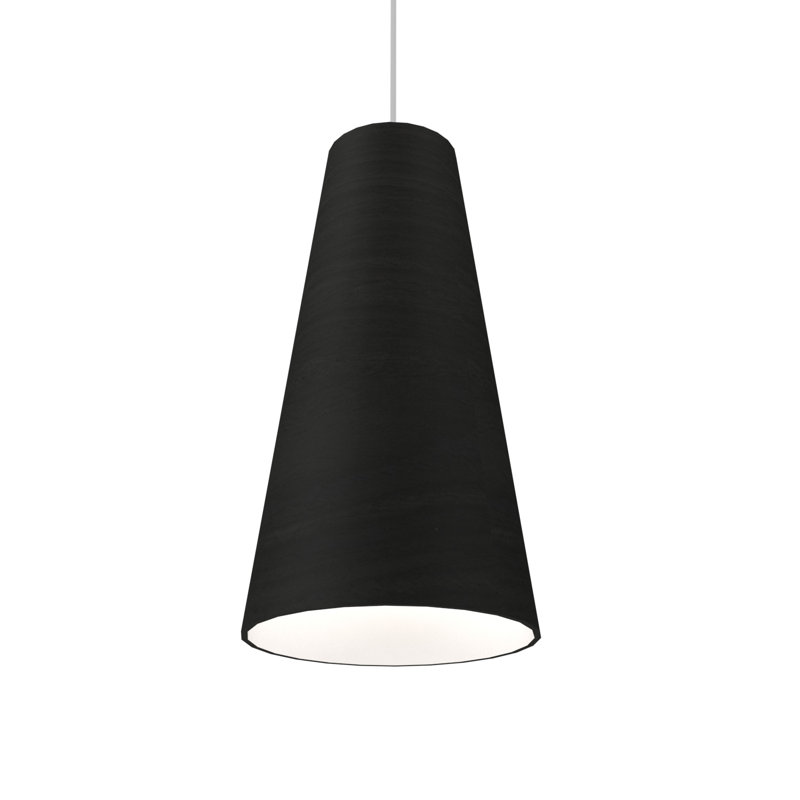 Luminaire suspendu conique Cônico, Gris anthracite, Charcoal