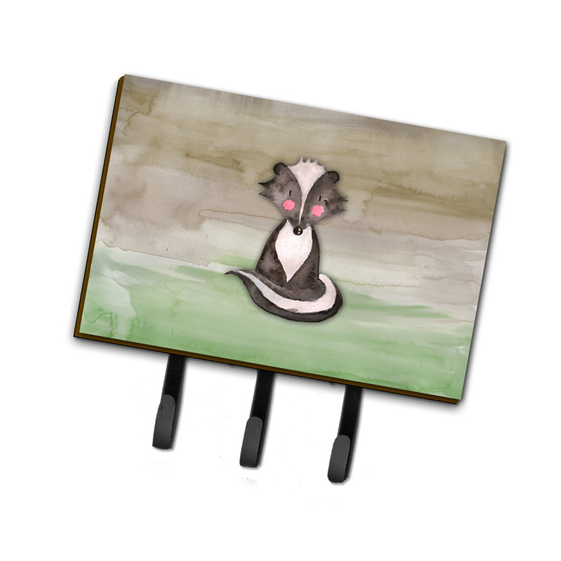 Garde-badger ou porte-clé aquarelle