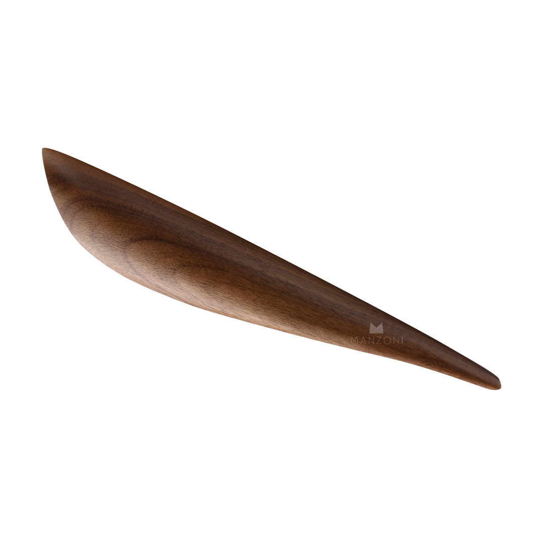 Wave Designer Wood Cabinet Pull Manzoni 