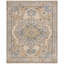 Rectangle Oriental Hand-Knotted Wool/Cotton Area Rug in Beige/Gray/Brown-599674129