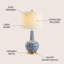 Lampe de table 30 po Stanfield