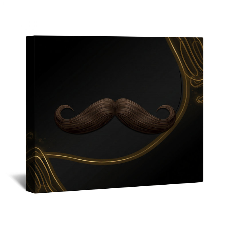 Toile tendue brune avec toile moustache enroulée en plusieurs tailles, 16 po x 20 po
