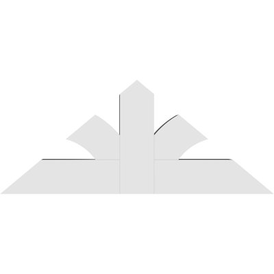 Support pour pignon en PVC de qualité architecturale Richland
