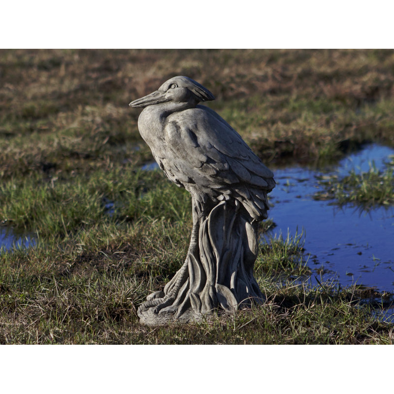 Egret Statue, Alpine Stone