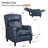 Doersten Lange Genuine Leather Recliner-279464449