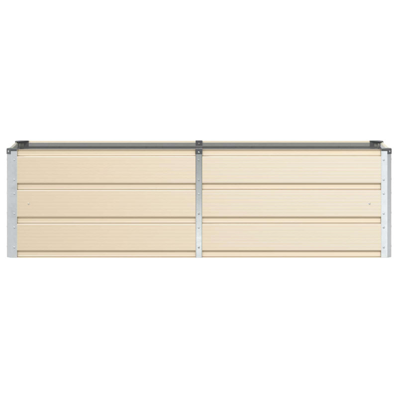 Raised Garden Bed, 45cm H x 160cm W x 40cm D, Ivory
