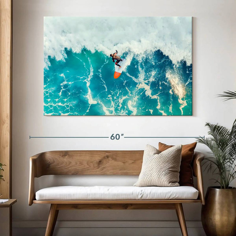 Senne Wave Surfer, 34" H x 51" W