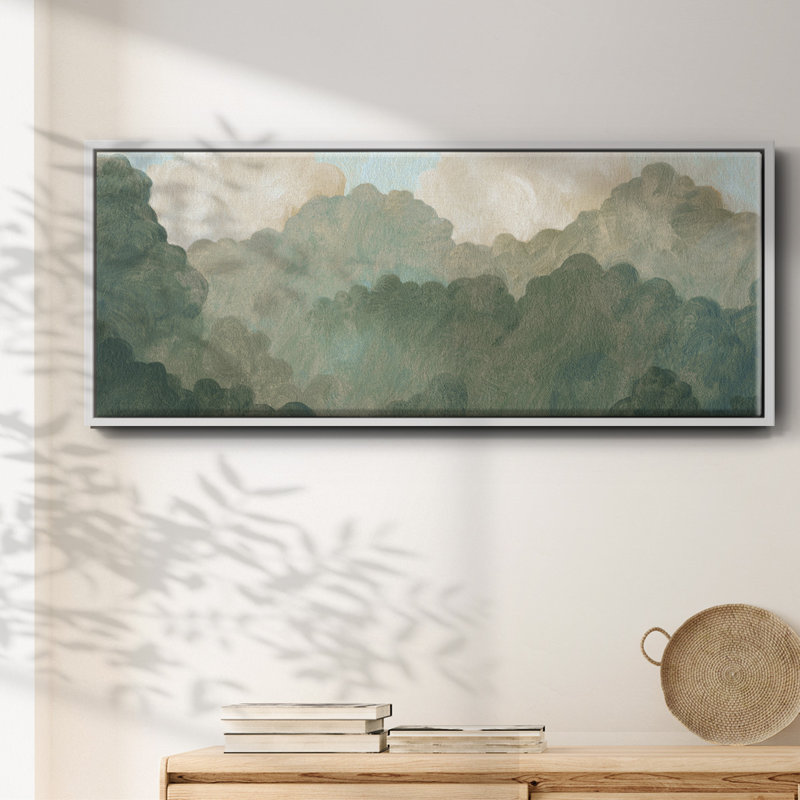 Toile encadrée de qualité supérieure Autumn Thunderstorm II - prête à être accrochée, H 8 po x l 20 po x P 1,5 po