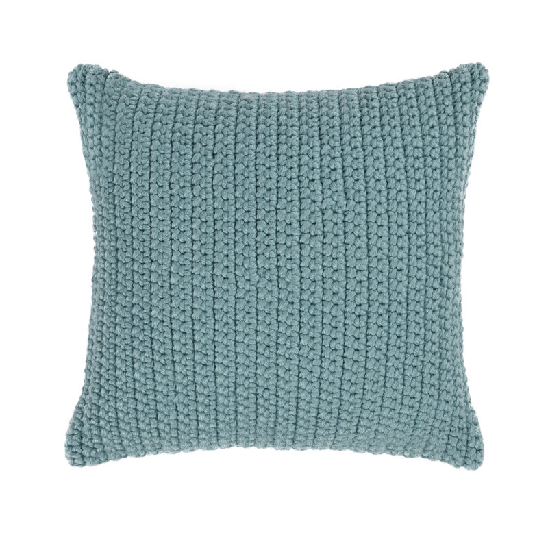 Coussin d'extérieur Prism Performance, H 22 po x l 22 po, Carrée, Bleu piscine