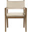 Chaise de salle à manger en tissu texturé Vina-74330773-74330772