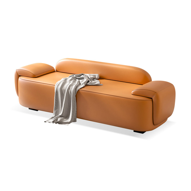 Banc avec revêtement, Orange