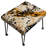 Yellow And Black Wild Cheetah Print - Abstract Rectangle Ottoman