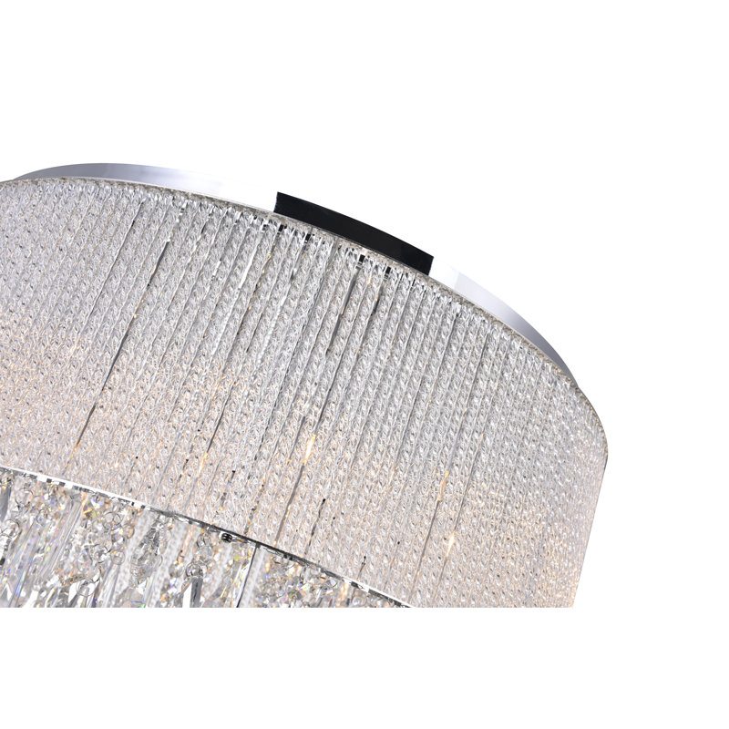 Plafonnier encastré de style lustre 24 po 14 lumières Bayfield