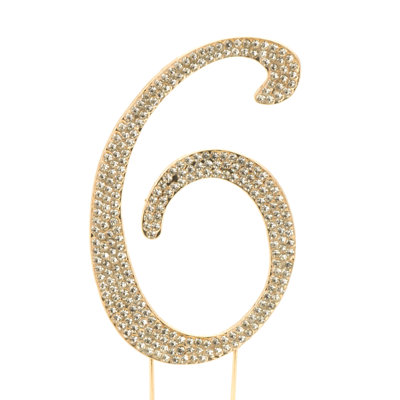 Surmatelas à gâteau rhinestone 6 po