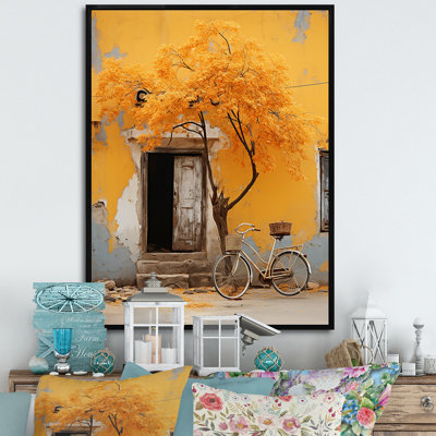 "Fleurs printanières jaunes, vélo I"