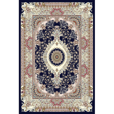 Premium Hall Carpet, 2.6 x 4.9 Feet, 100% Polyester, 650 gr/m² | Antibacterial, Non-Slip PVC Dot Underside, 0.3 in Pile Height | Machine Washable, 3D Digital Print, Durable & Stylish for Home Décor