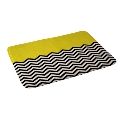 Tapis de bain en mousse à mémoire de forme sun bianca follow