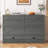 Modern Queen Murphy Cabinet Bed with Convertible Sofa and Mattress Included-1201931144