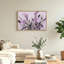Ensemble de 1 tableau sur toile à fleurs violettes-667755019-667755030