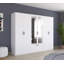 Bari hinged door wardrobe with practical drawers in the middle and handles-98242295-104828274