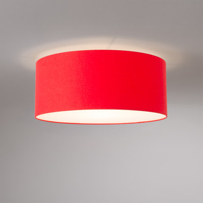 Stretch Linen Flush Mount
