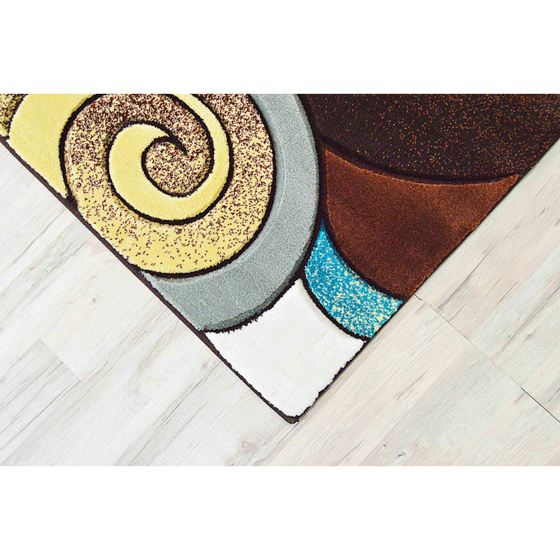 Mccampbell Performance Abstract Indoor Rug, Runner 2'2" x 7'4"