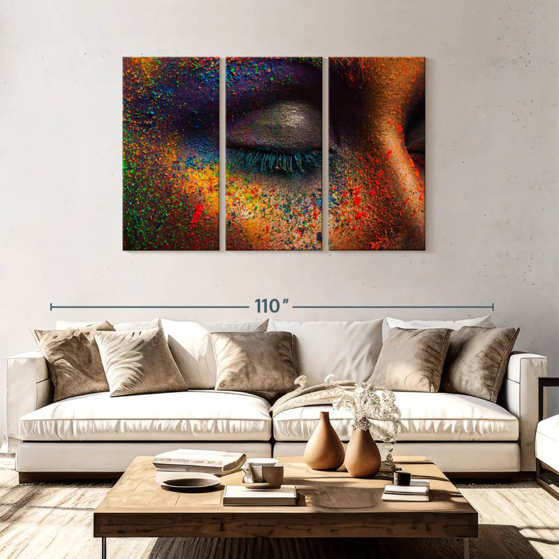 Shuttleworth Creative Speckled Makeup, 48" H x 74" W