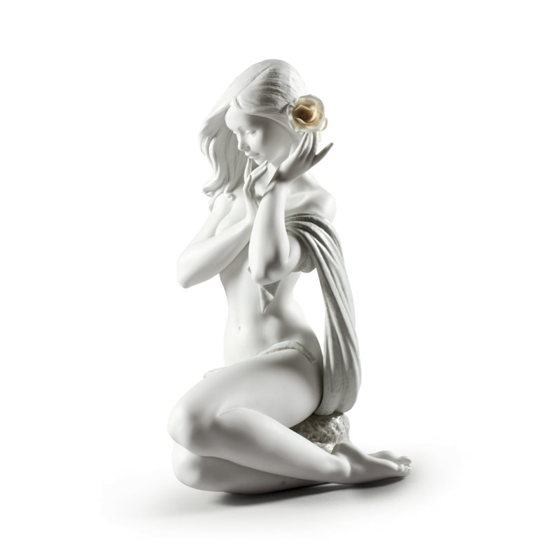 Figurine subtile au clair de lune, Blanc mat
