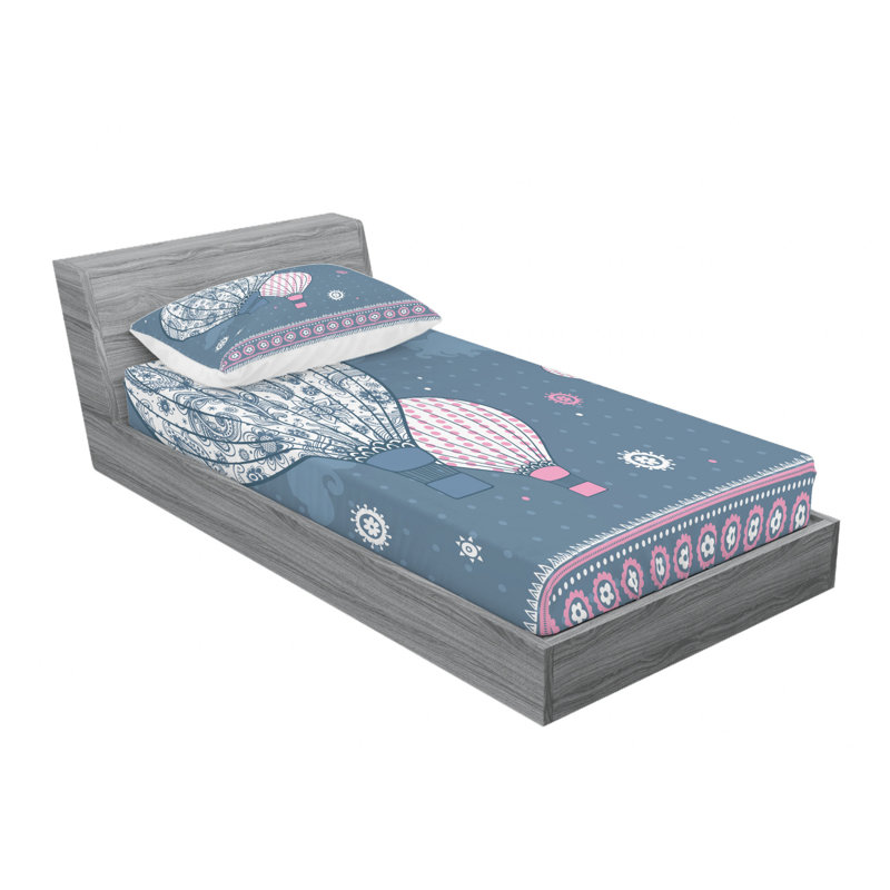 Microfiber Sheet Set, Twin XL Sheet Set with Fitted Sheet