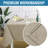 Premium Linen Textured Solid Table Cloths  Spill-Proof Waterproof Table Cover for Dining Buffet Tablecloth Feature Extra Soft and Thick Fabric Wrinkle Free-89868454-89868453