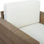 Fauteuil pivotant en eucalyptus de Santiago