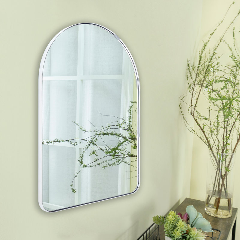 Ophira Stainless Steel Mirror, 36" x 24", Chrome