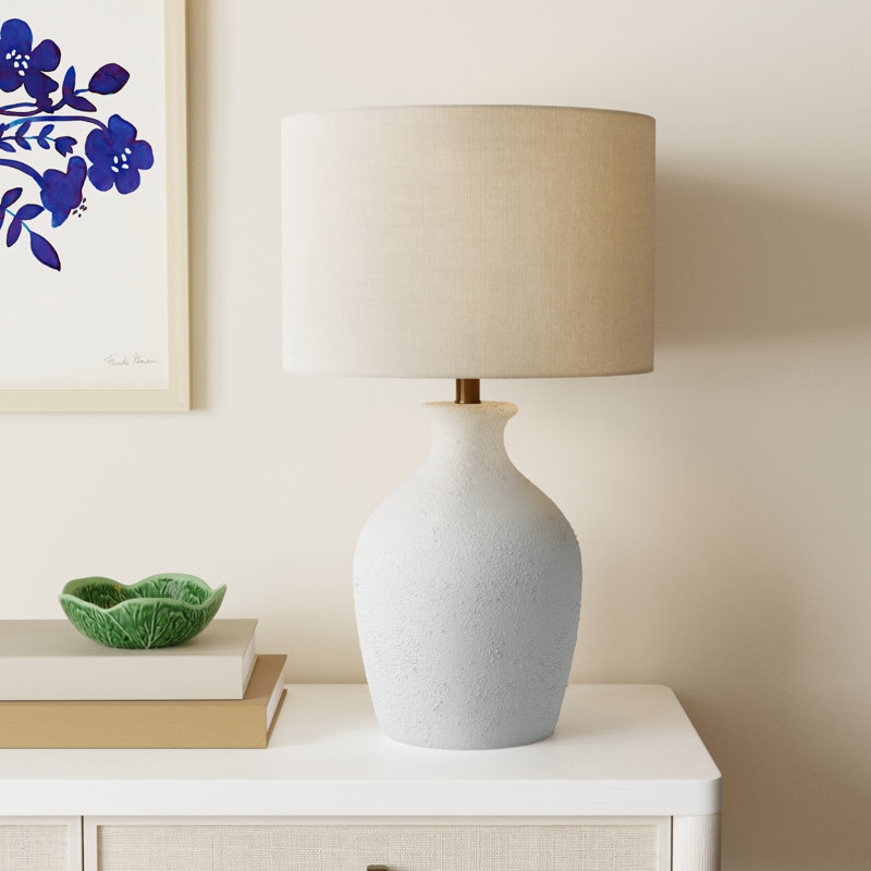 Cintia Erminia Lamp, White, Light Beige