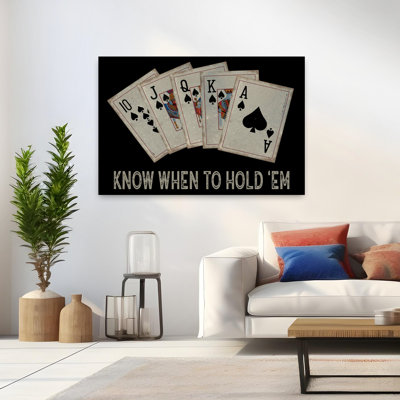 «Know When To Hold 'Em», art contemporain abstrait