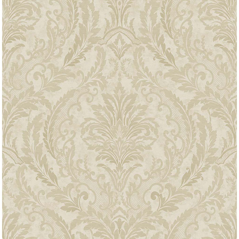 Rouleau de papier peint L 33 pi x l 20,5 po, Crème