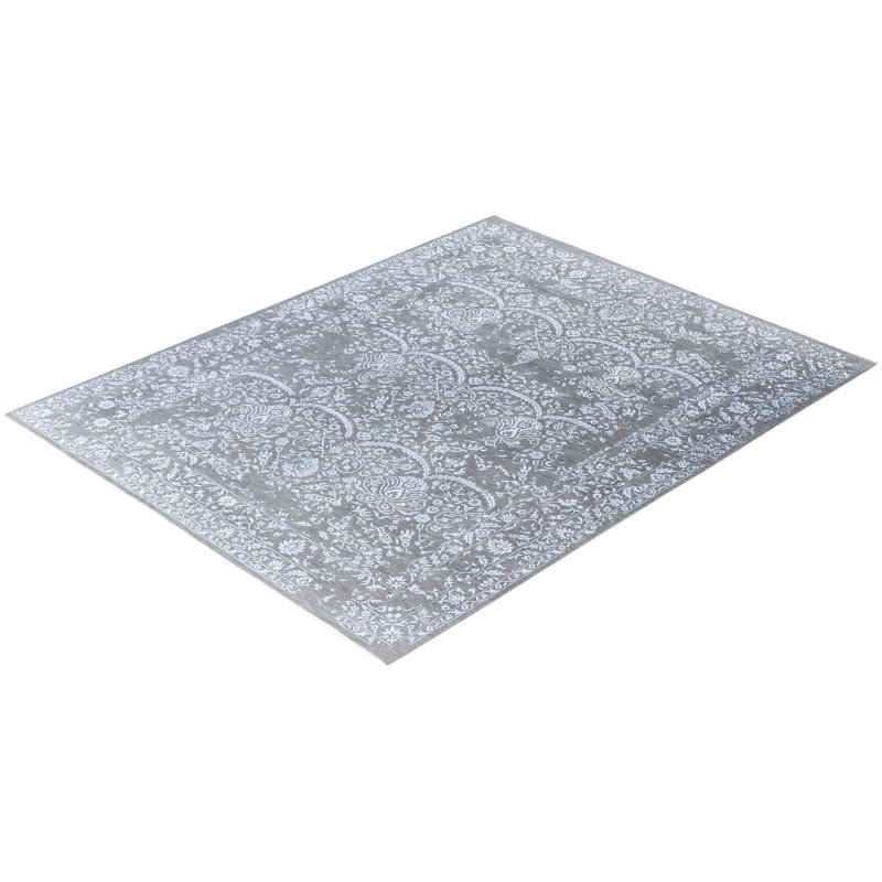 Overdyed One-of-a-Kind 8'1" x 10'1" Hand Knotted Area Rug