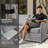 12- Piece No - Assembly Wicker Outdoor Patio Furniture Set with ottoman.include Cushions and table-267938095