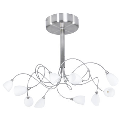 Noan Glass Semi Flush Mount