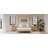 Solid Wood Canopy Platform Bed Frame With Slats Support, No Box Spring Needed-1804657312