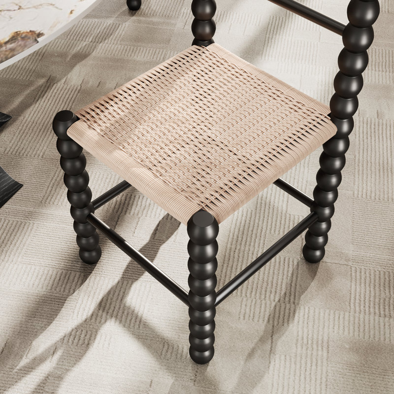 Chaises de salle à manger 2 pièces, Noir