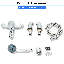 Ose 2 Handle Deck Mounted Bath Shower Mixer Bath Filler with Diverter