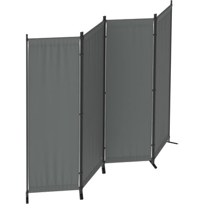 Paravent, écrans d'intimité pliables, 4 cloisons de pièce à panneaux, séparateurs muraux pliables de 88 po, séparateur portatif pour décor de chambre à coucher de bureau personnel